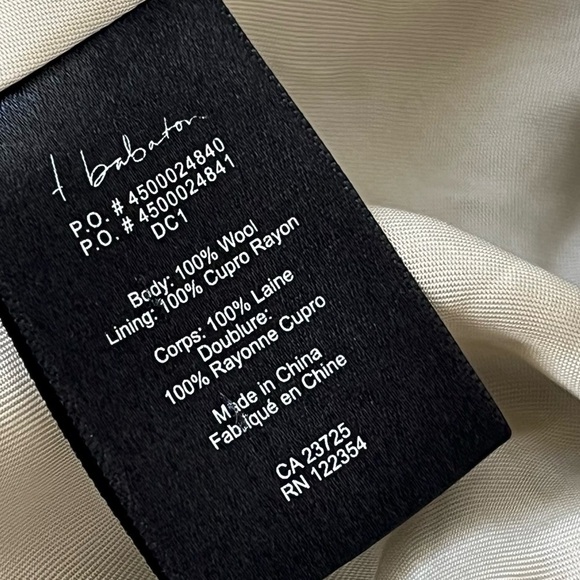 Aritzia Babaton Herringbone Blazer Size 6 - Picture 5 of 13